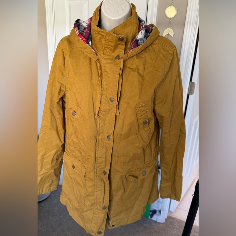 Impressions Yellow Utility Jacket with Hood
